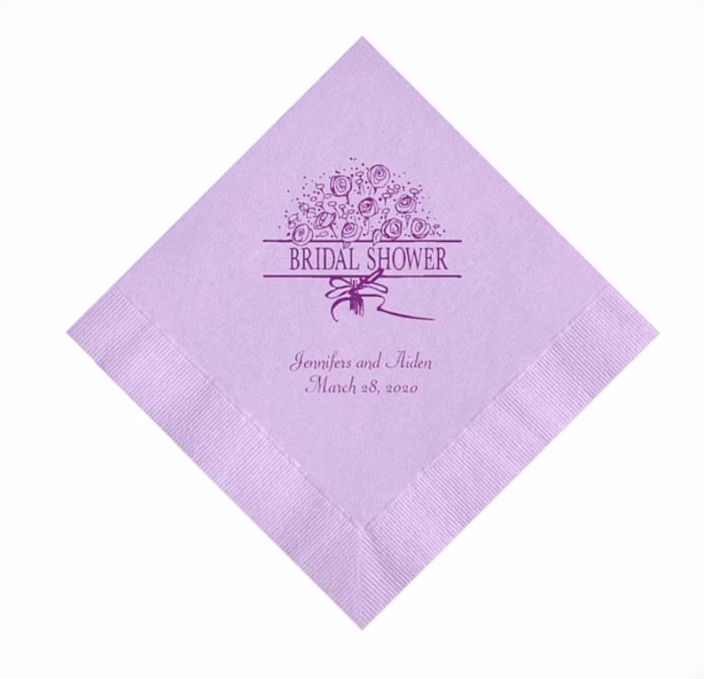 Bridal Shower Napkins